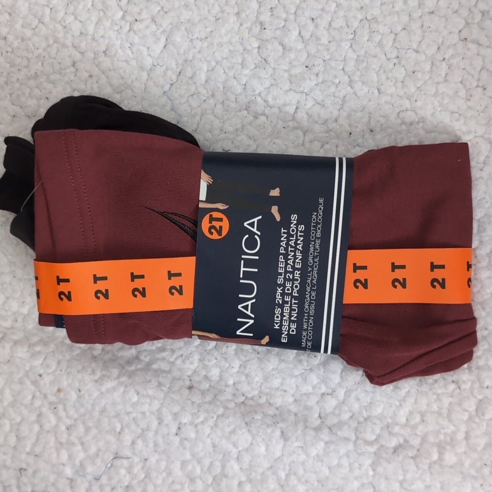 Kids Sz 2T: Nautica 2pk Sleep Pant